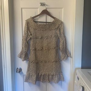 NWOT boutique floral off the shoulder dress